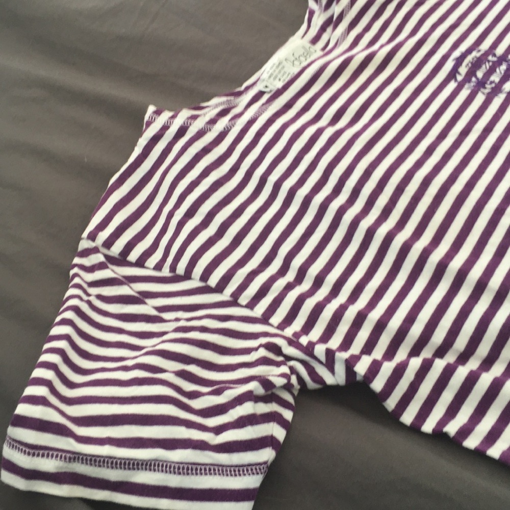 Medium Purple Striped Rafaela Shirt - Picture 3 of 5